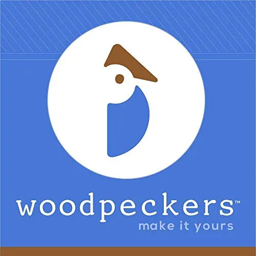 1-1/4 Inch Wooden Cubes, Bag of 100, Unfinished Square Birch Blocks, Baby Shower Decorating Blocks, Puzzle Making, Crafts, and DIY Projects, by Woodpeckers