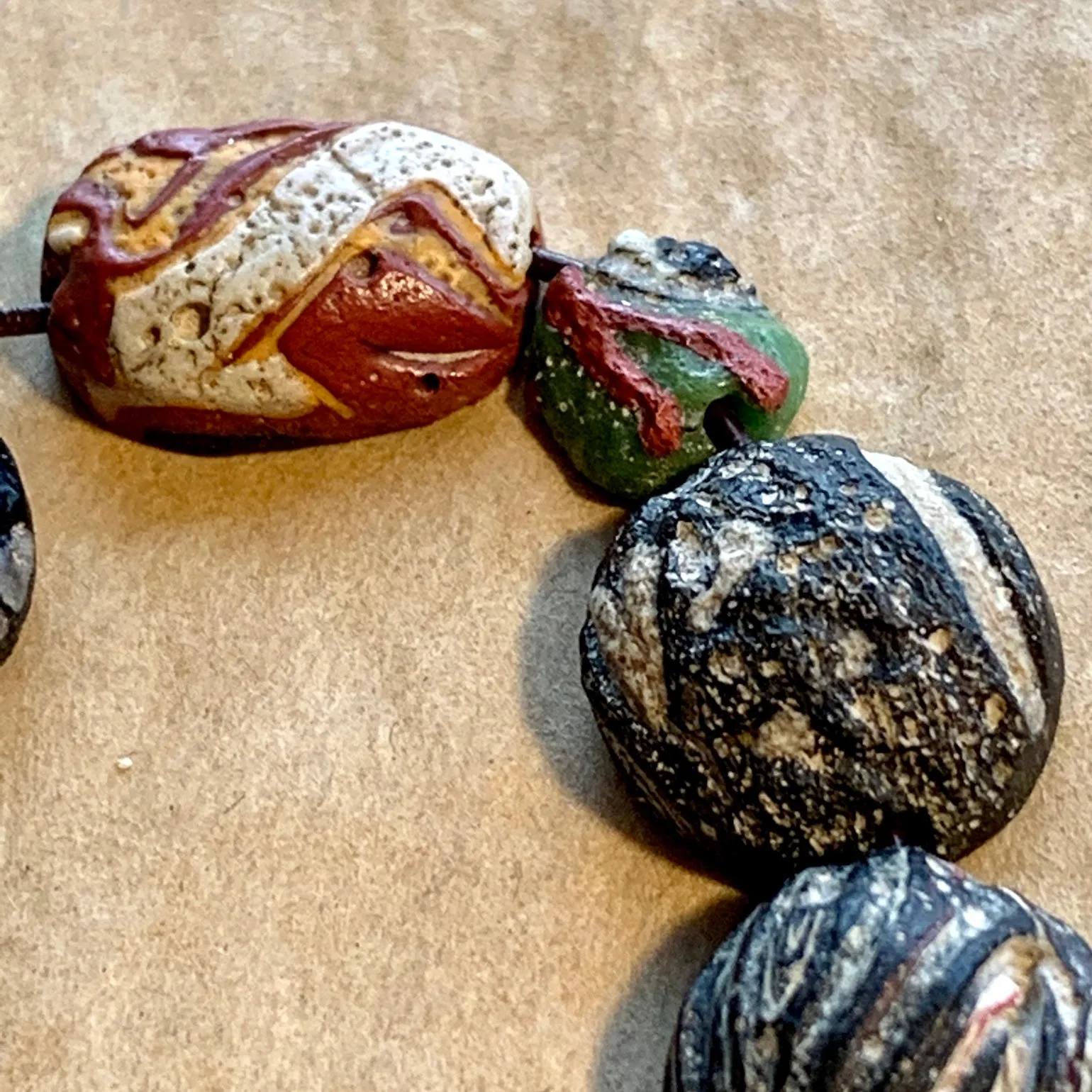 10 Pre-Islamic Glass Beads