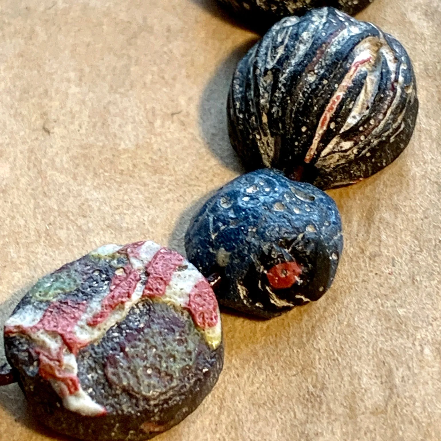 10 Pre-Islamic Glass Beads