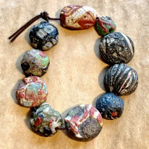 10 Pre-Islamic Glass Beads