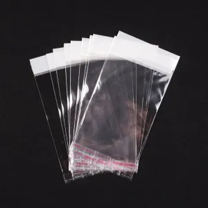 1000 pc Cellophane Bags, 19.5x10cm, Unilateral Thickness: 0.0035mm, Inner Measure: 15x10cm, Hole: 0.6cm