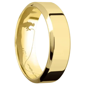 14K Yellow Gold with Polish , Polish Finish