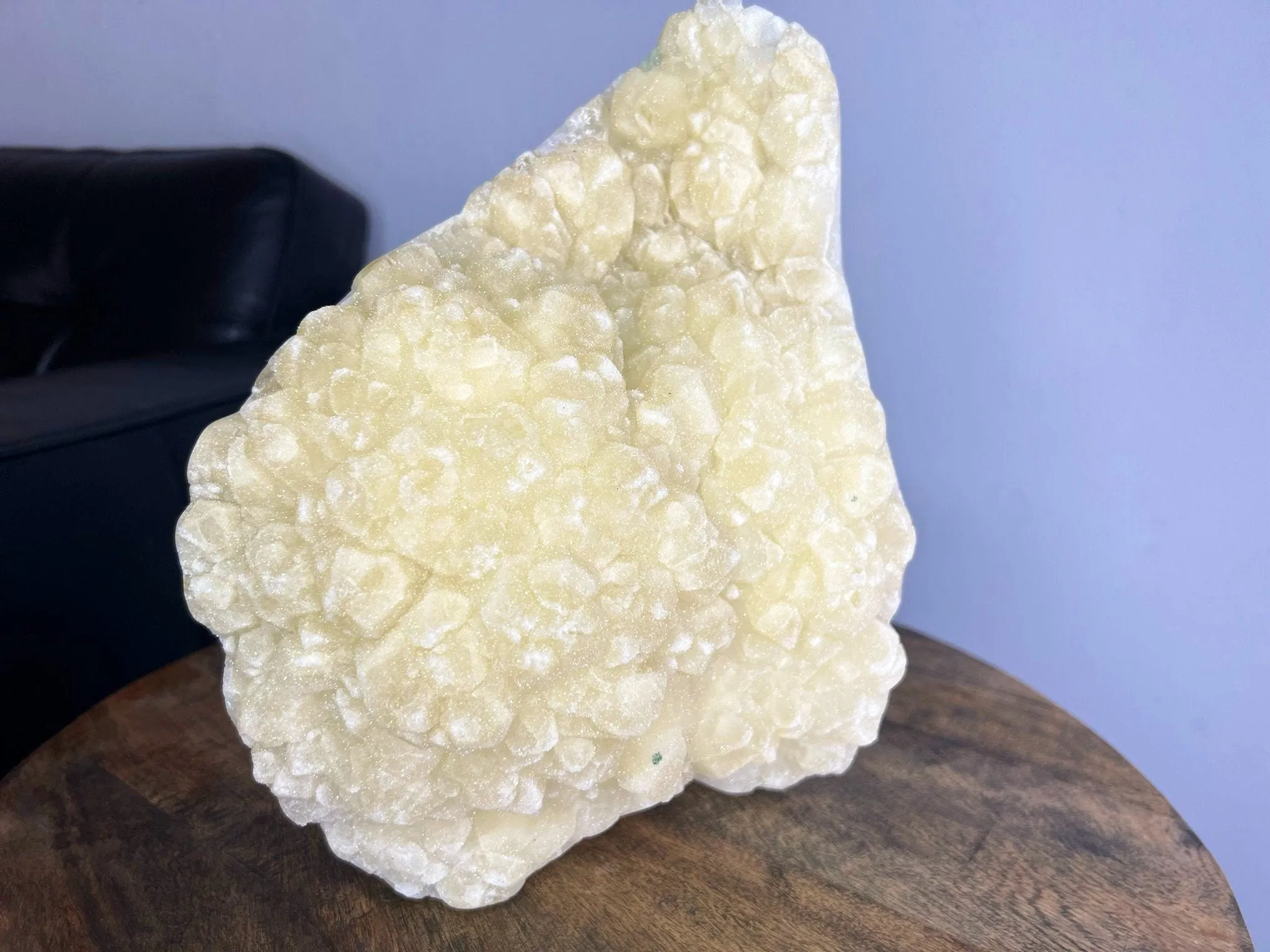 15lb Sugar /druzy Quartz Crystal Extra large size very rare from Brazil with Stand