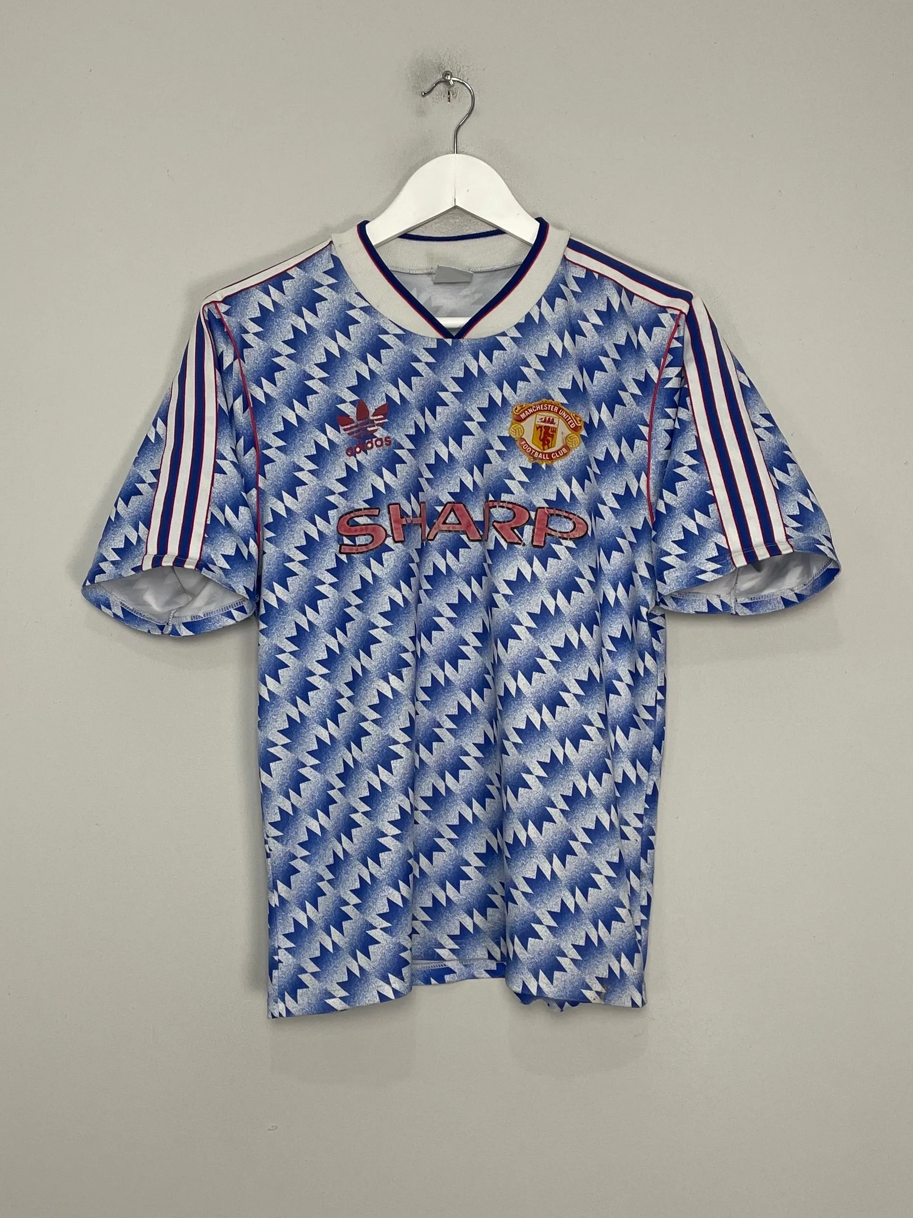 1990/92 MANCHESTER UNITED AWAY SHIRT (S) ADIDAS