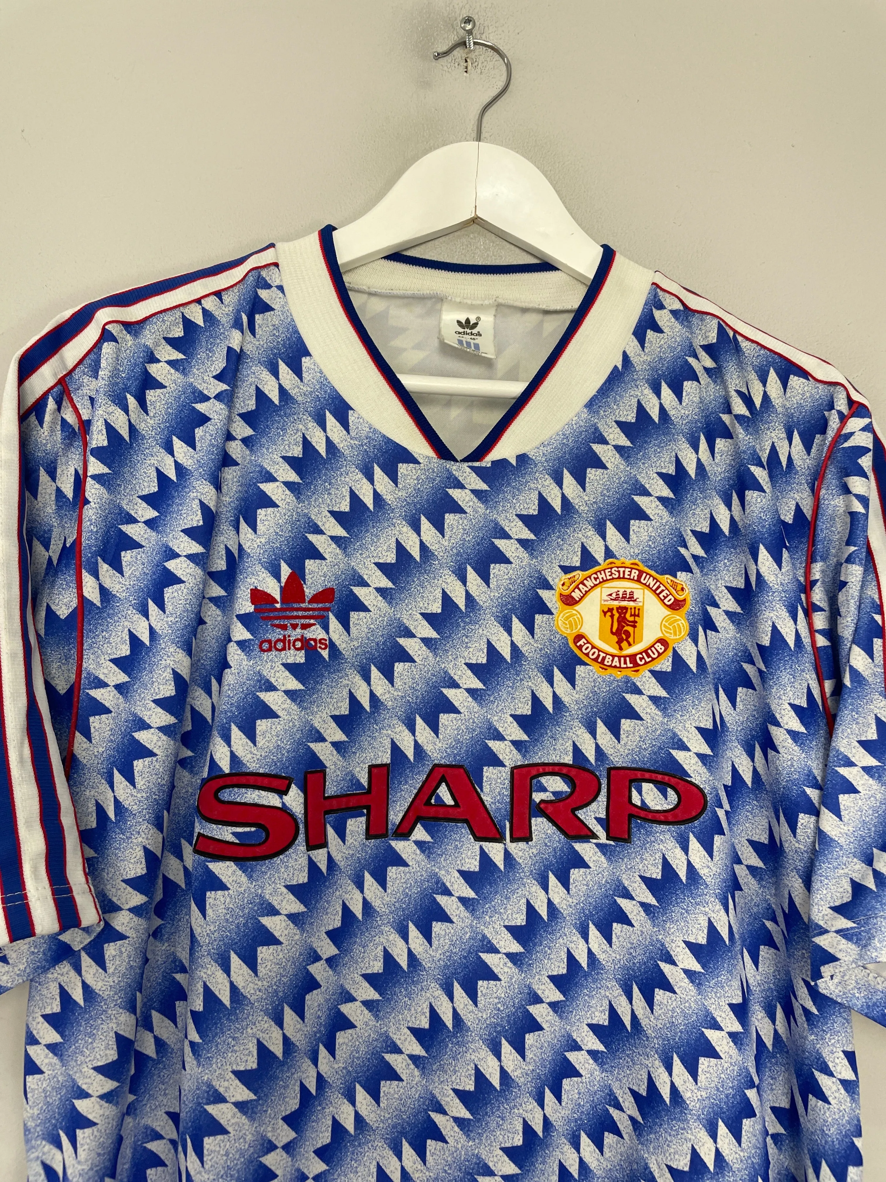 1990/92 MANCHESTER UNITED AWAY SHIRT (XL) ADIDAS