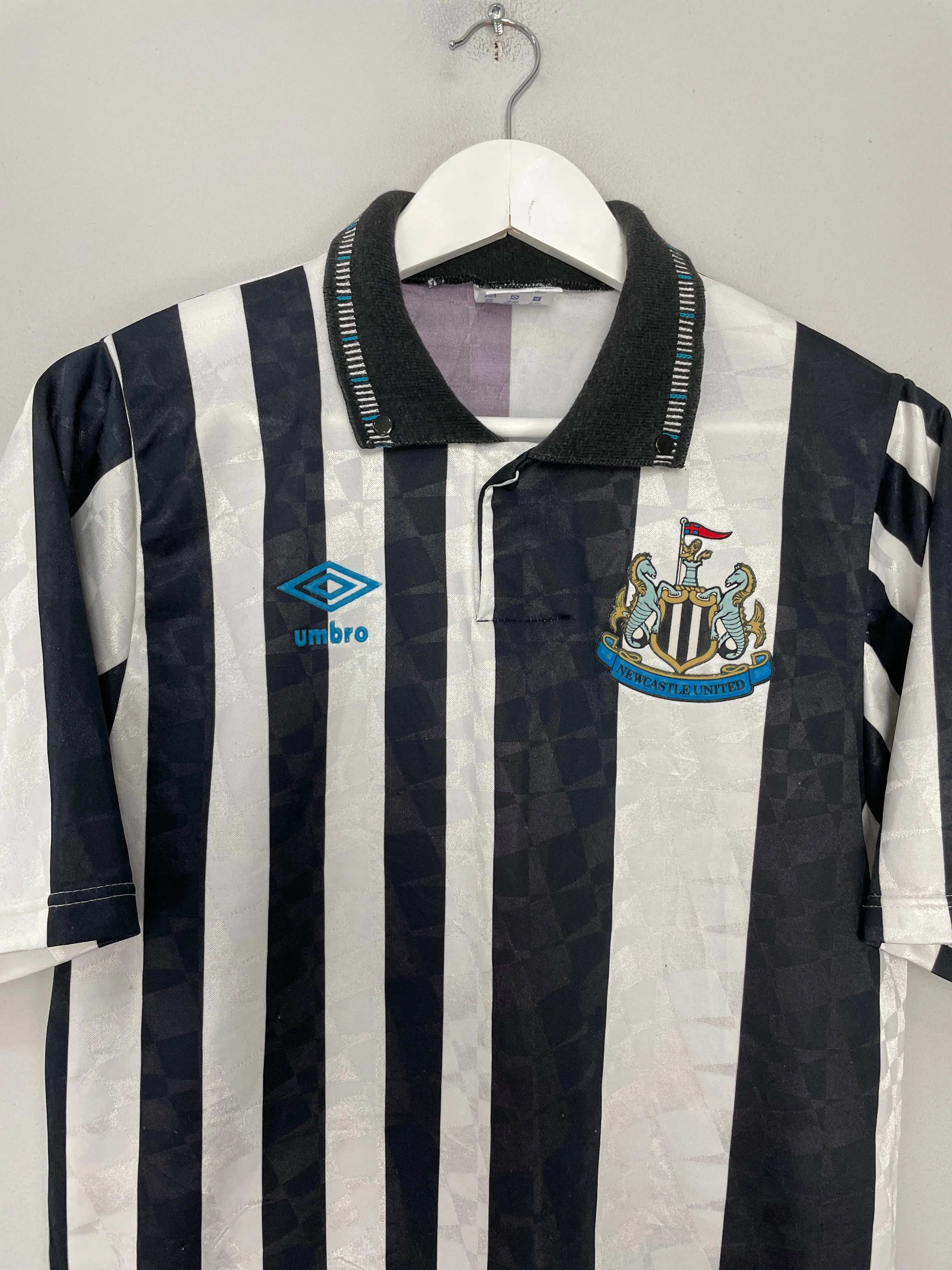 1991/93 NEWCASTLE UNITED HOME SHIRT (S) UMBRO