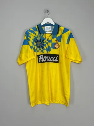 1992/94 INTER MILAN AWAY SHIRT (L) UMBRO