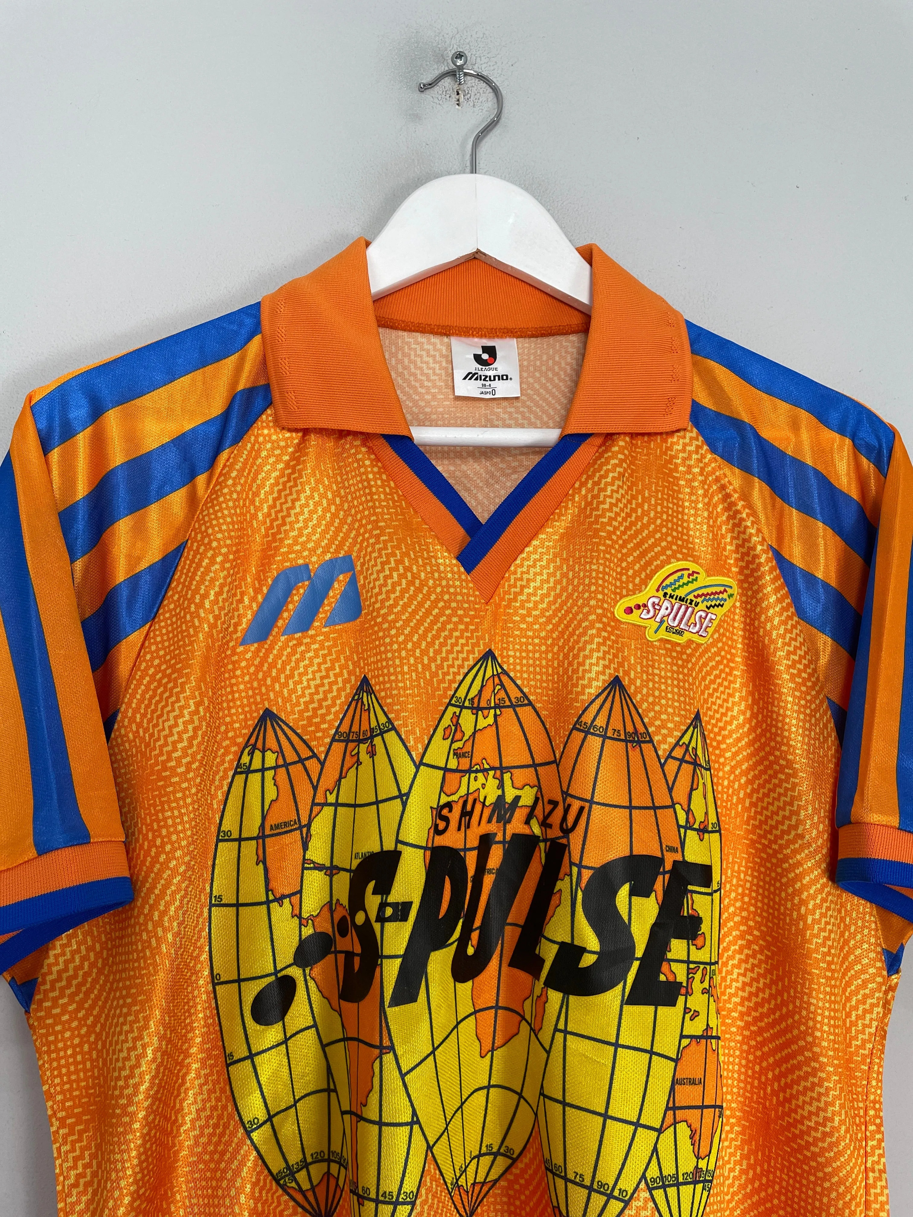 1993/94 SHIMIZU S-PULSE HOME SHIRT (L) MIZUNO