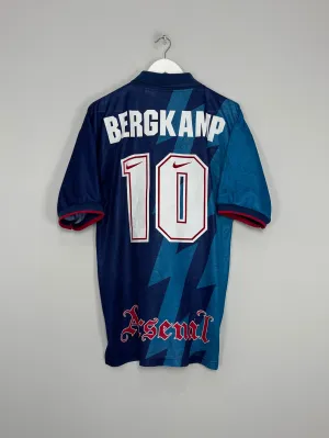 1995/96 ARSENAL BERGKAMP #10 AWAY SHIRT (XL) NIKE