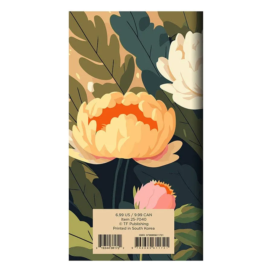 2025-2026 Spring Peony Small Monthly Pocket Planner