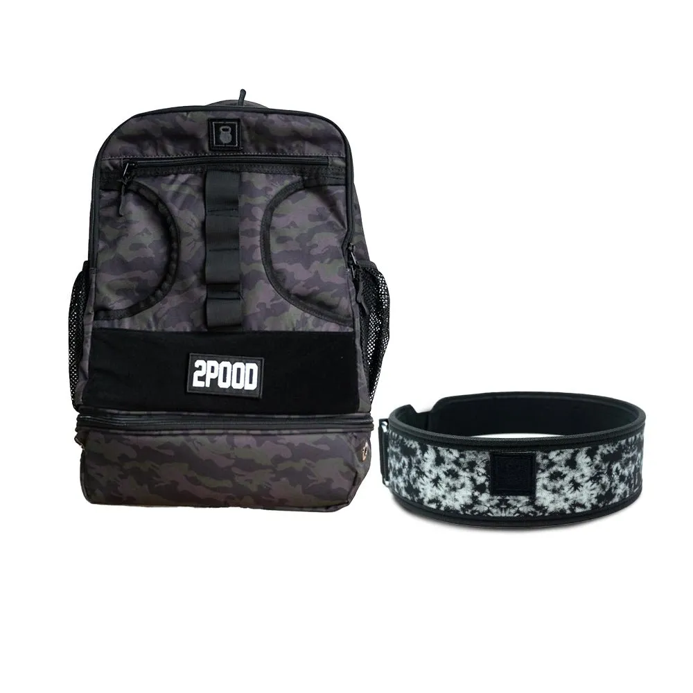 3" Midnight Tie dye Belt & Backpack 3.0 Bundle