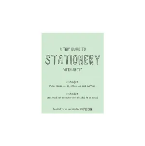 A Tiny Guide to Stationery Zine