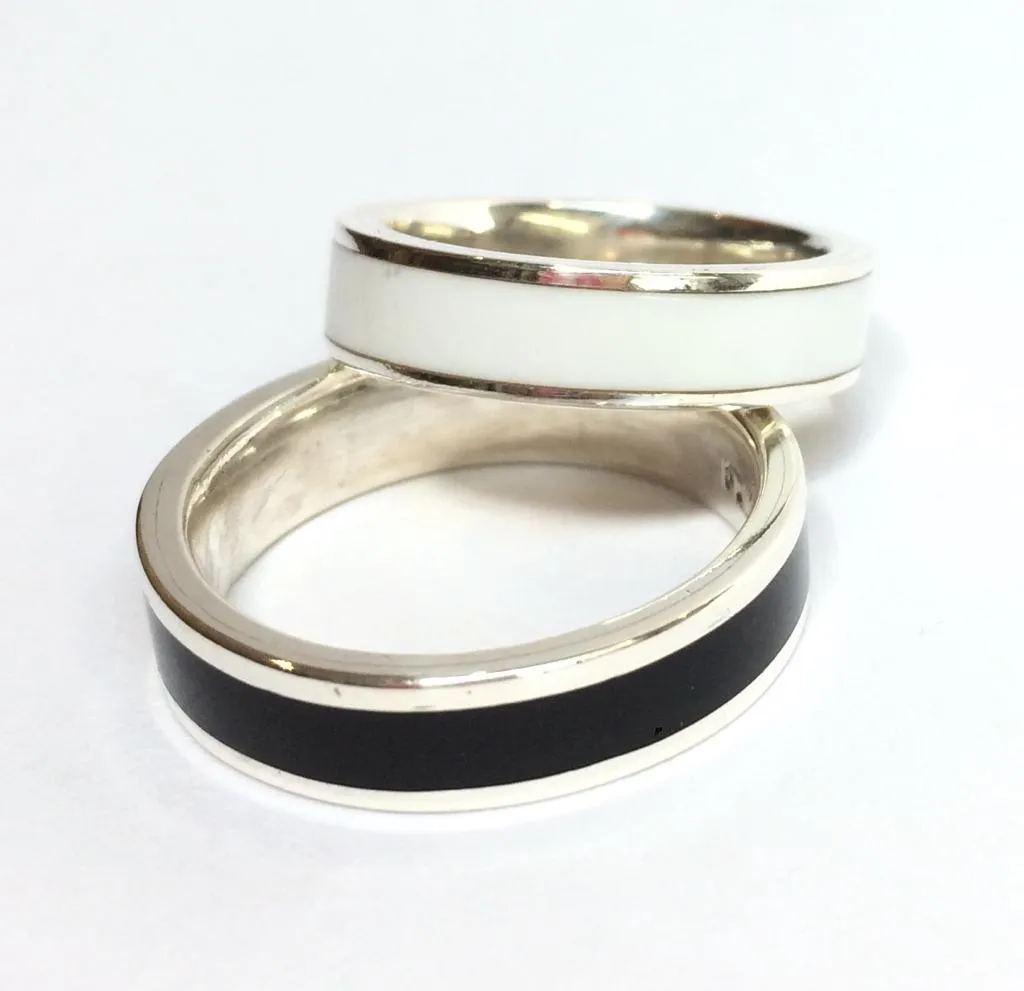 Acrylic Unisex Rings Narrow