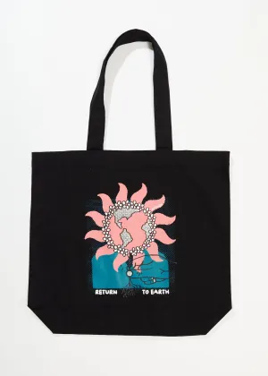 AFENDS Unisex Return To Earth - Tote Bag - Black