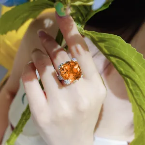 Aish Luxurious Fanta Color Adjustable Ring