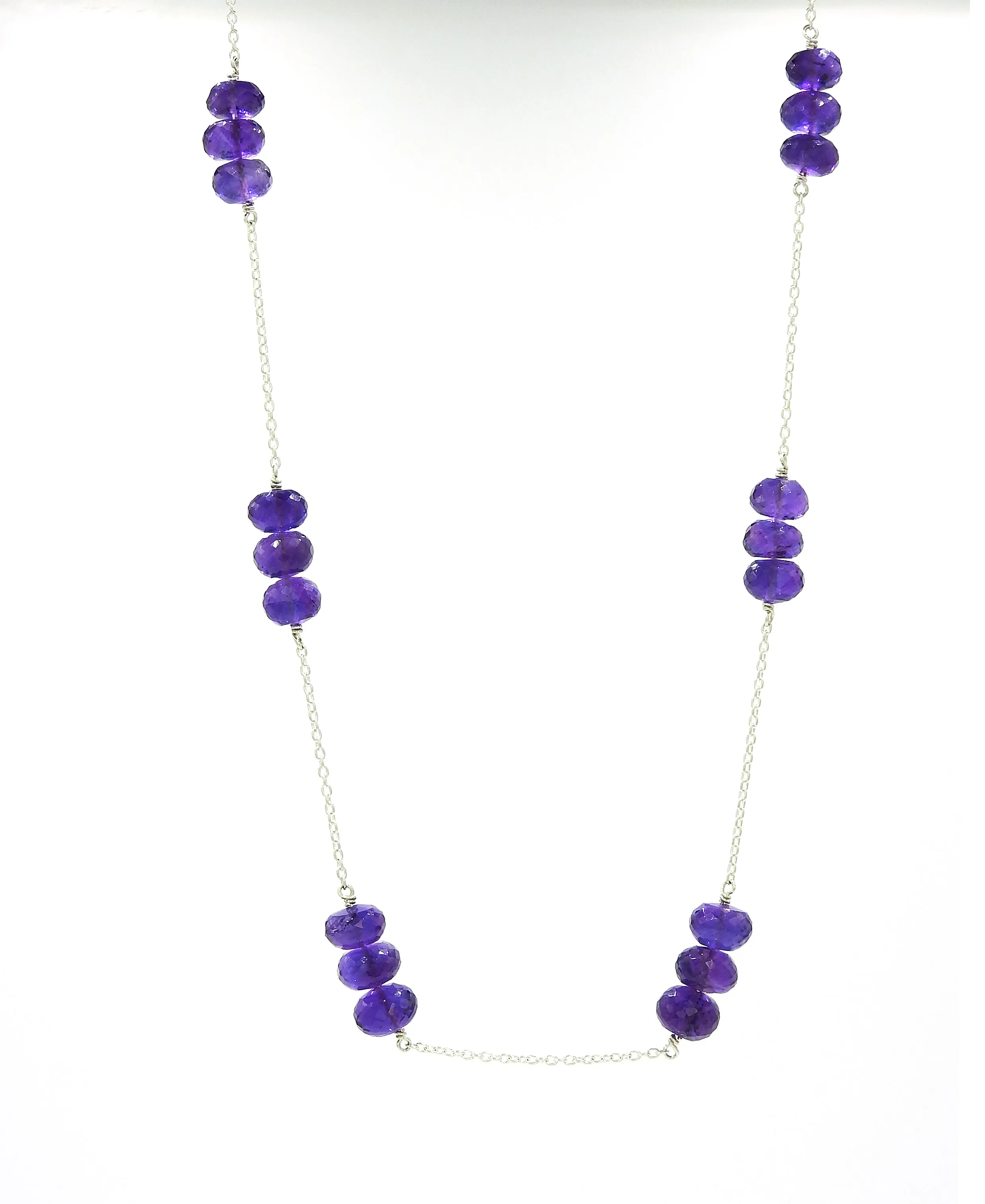 Amethyst chain strand