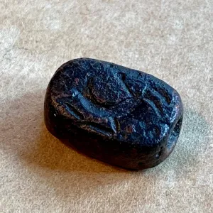 Ancient Bronze Fetish Bead, Yemen