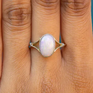 Antique 18ct Gold & Platinum Opal Ring, 1.25ct