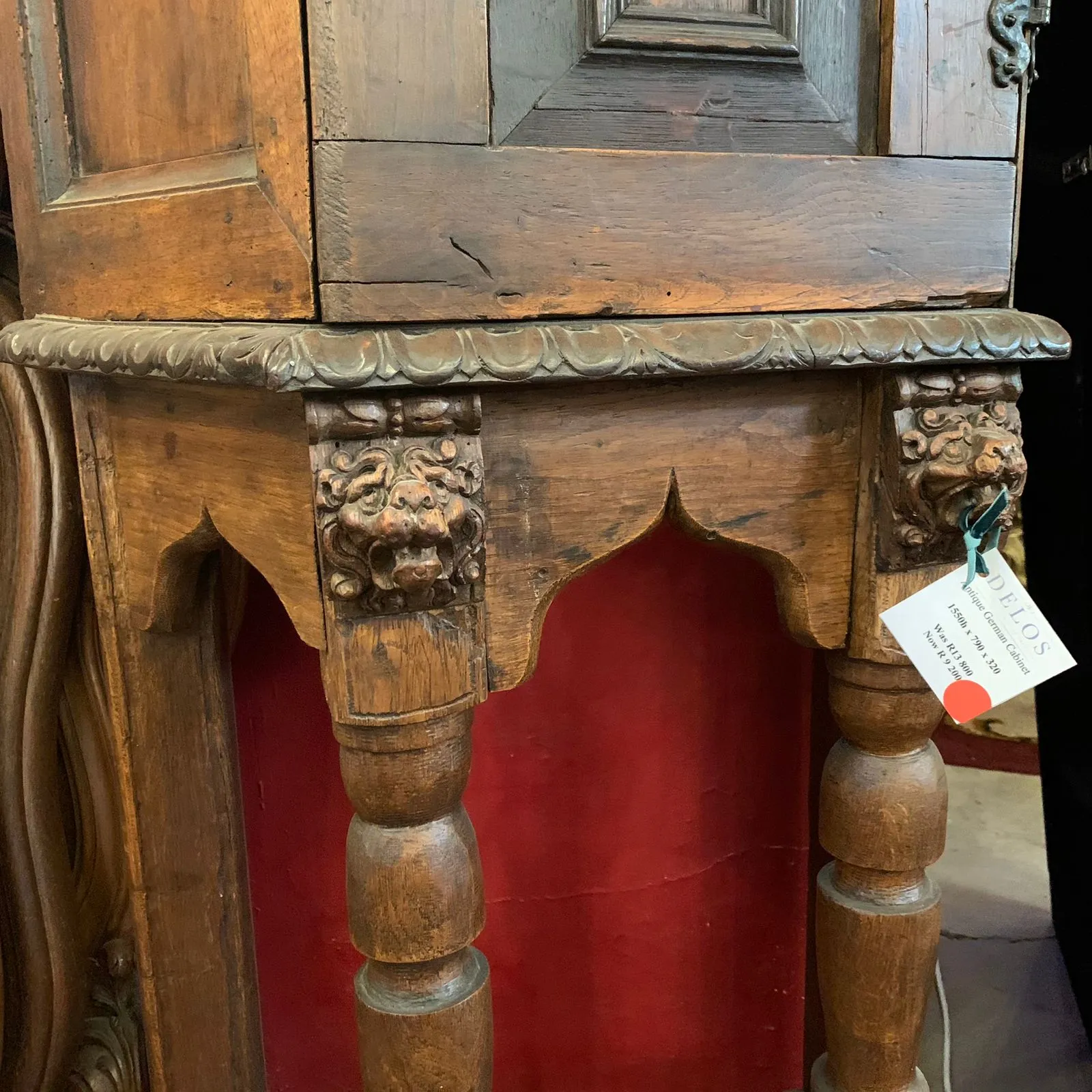 Antique Unique German Cabinet - SOLD