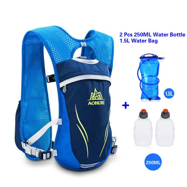 AONIJIE Running Marathon Hydration Nylon 5.5L Outdoor Running Bags Hiking Backpack Vest Marathon Cycling Backpack