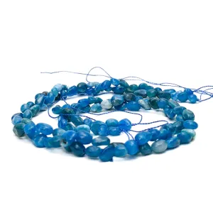 Apatite Small Smooth Pebbles Bead Strand