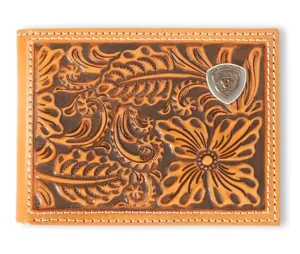 Ariat Floral Embossed Wallet ~ Bi-Fold