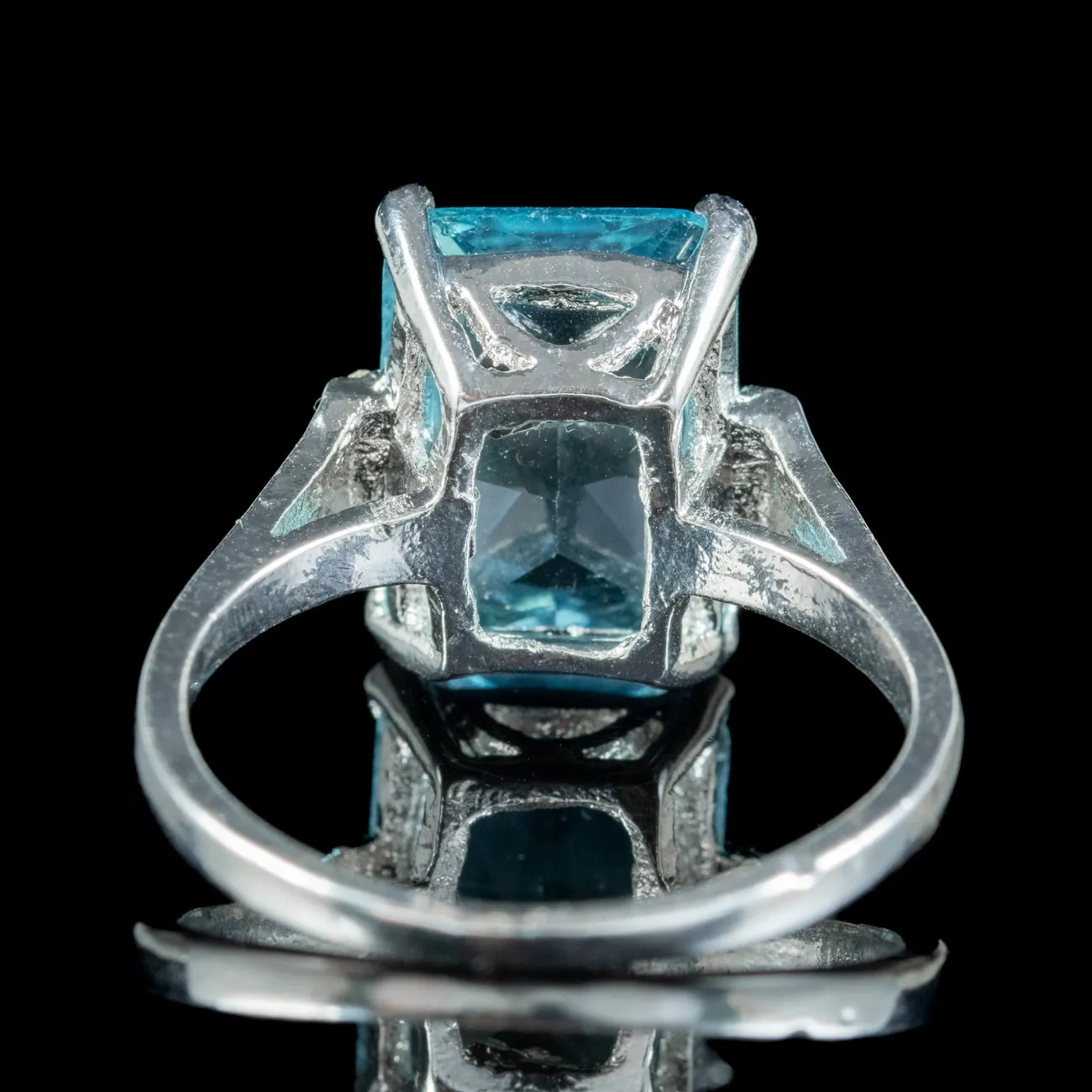 Art Deco Style Blue Paste Ring