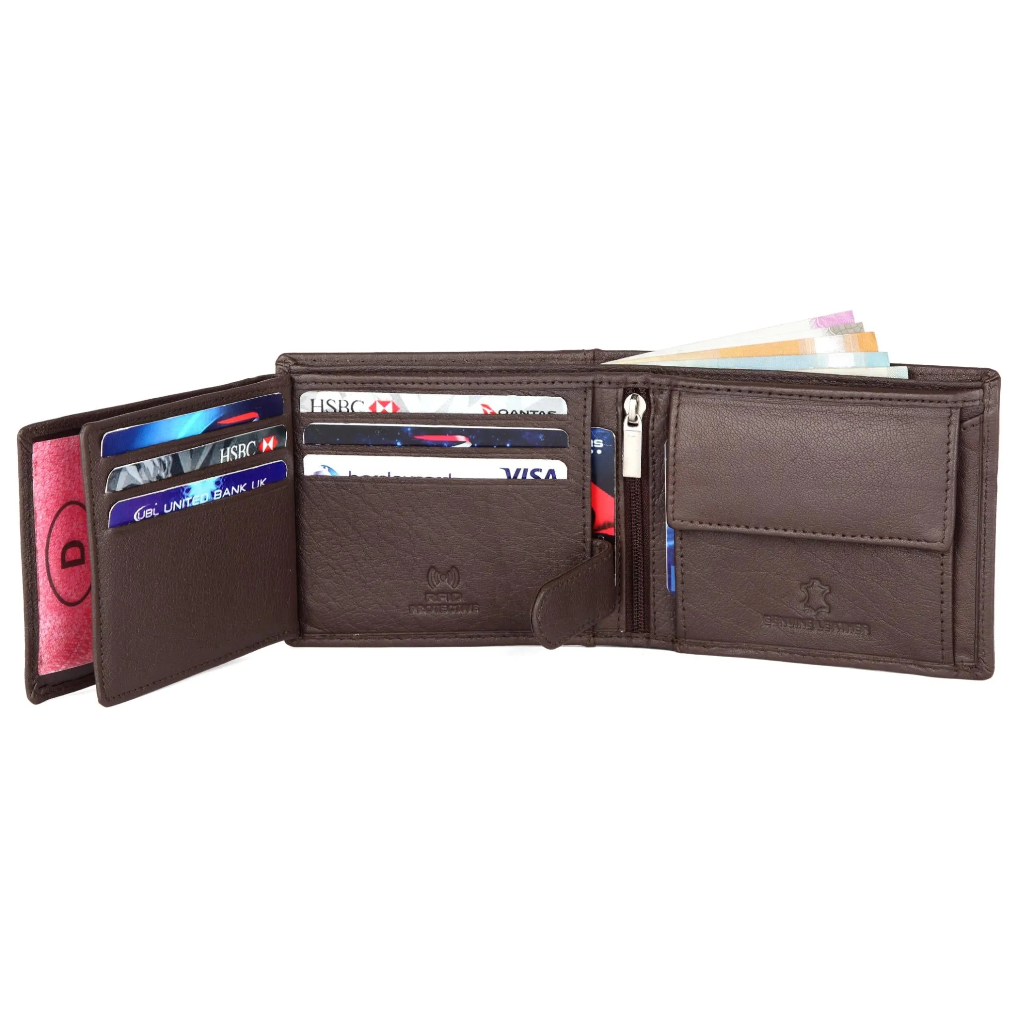 ARTHUR RFID Protected Leather Wallet for Men