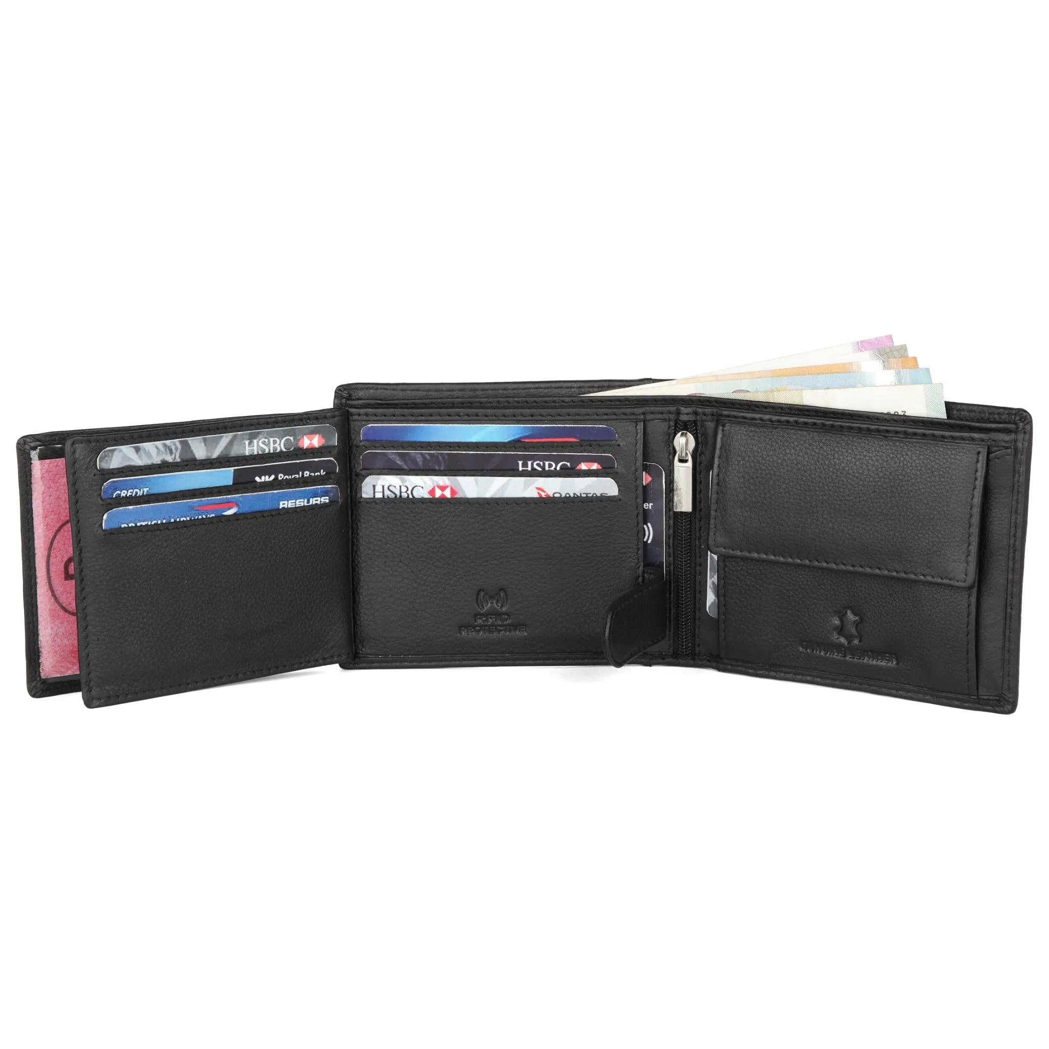 ARTHUR RFID Protected Leather Wallet for Men