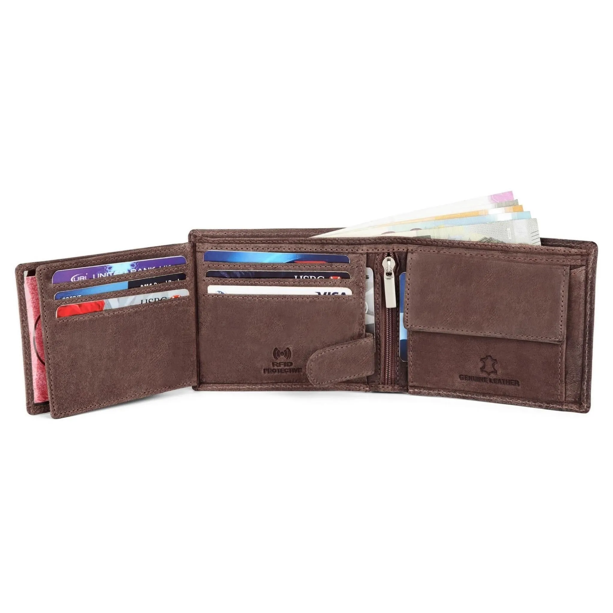 ARTHUR RFID Protected Leather Wallet for Men