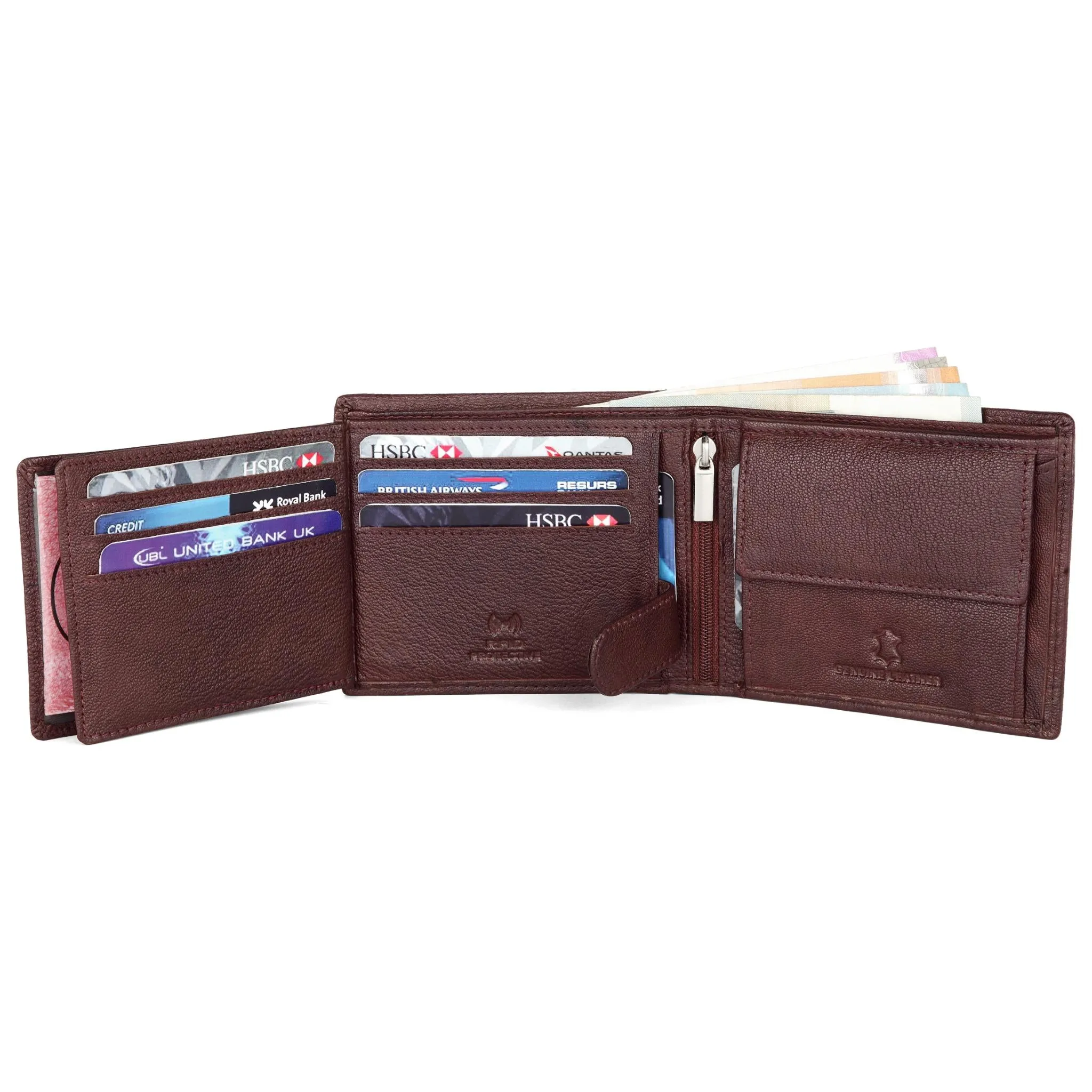 ARTHUR RFID Protected Leather Wallet for Men