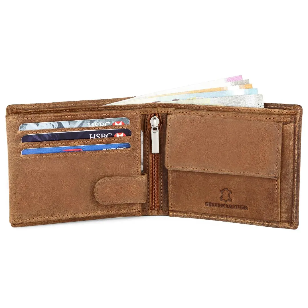 ARTHUR RFID Protected Leather Wallet for Men