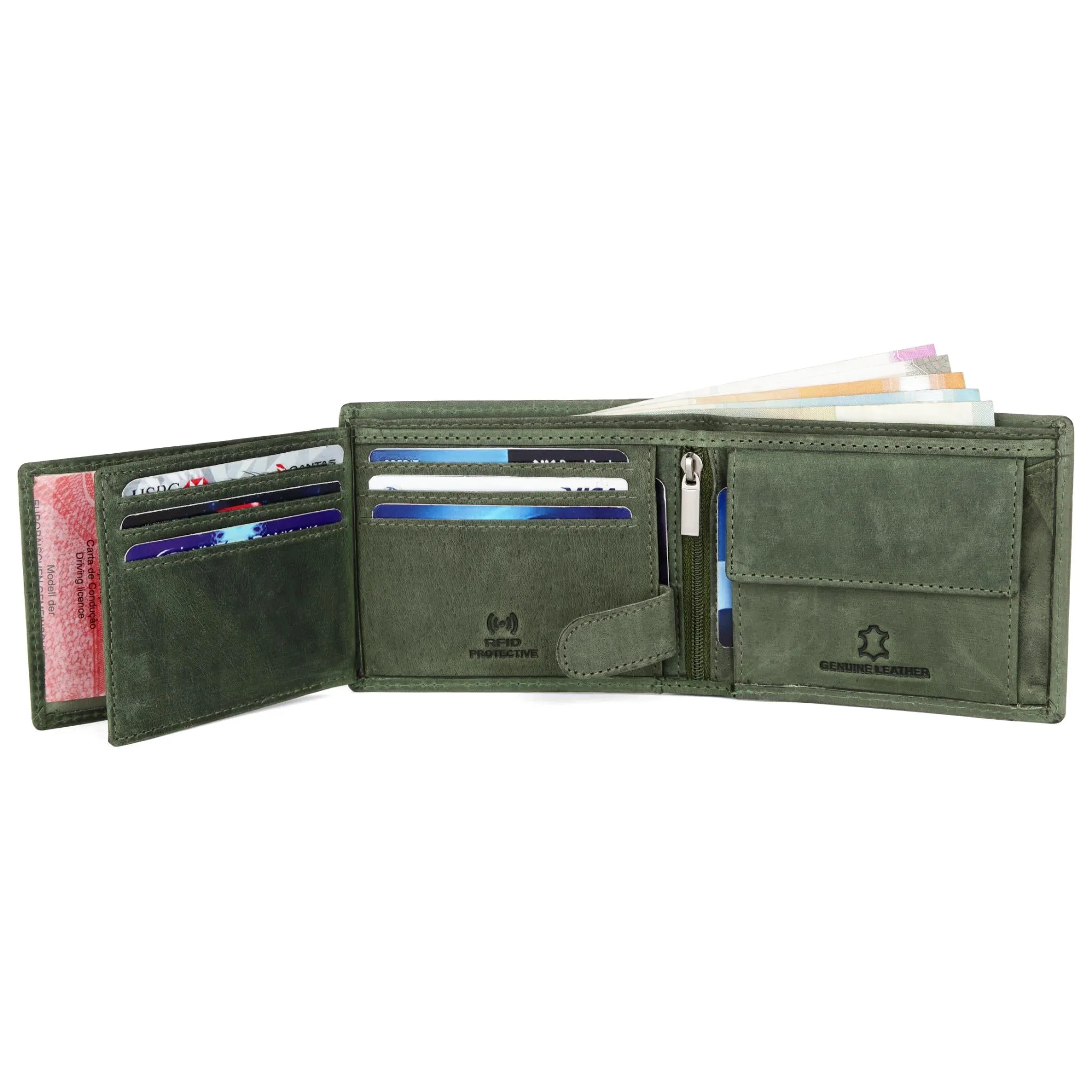 ARTHUR RFID Protected Leather Wallet for Men