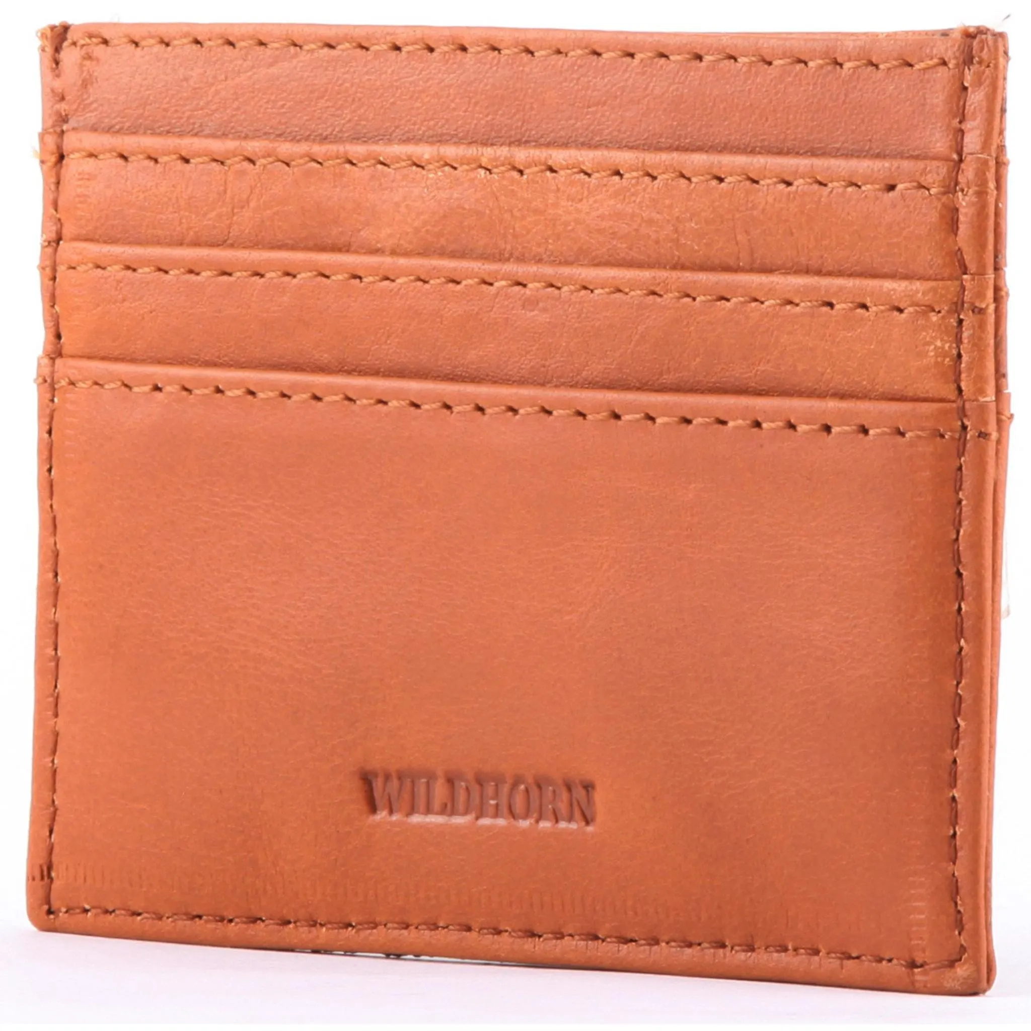 AUSTIN RFID Protected Leather Card Holder for Men