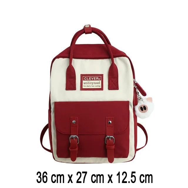 Backpack School Bag Girl Back Pack For Children Kid Child Teenager Female Class Schoolbag Primary Women Bagpack Teen Bookbag Kit