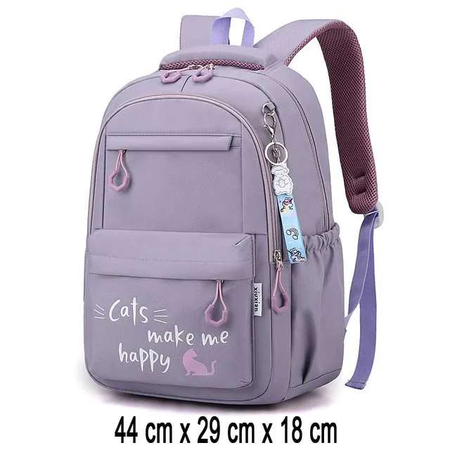 Backpack School Bag Girl Back Pack For Children Kid Child Teenager Female Class Schoolbag Primary Women Bagpack Teen Bookbag Kit