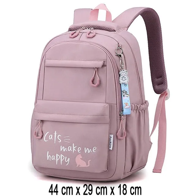 Backpack School Bag Girl Back Pack For Children Kid Child Teenager Female Class Schoolbag Primary Women Bagpack Teen Bookbag Kit