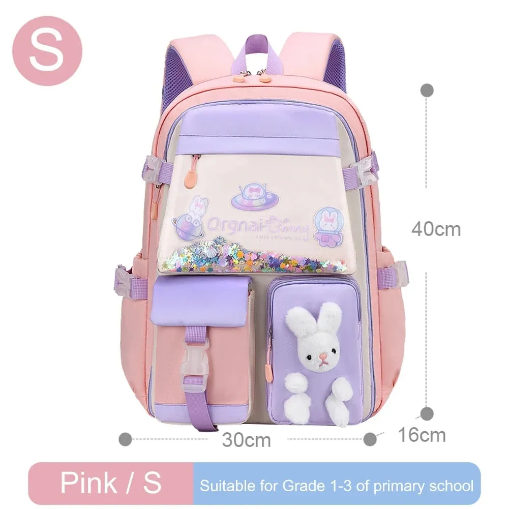 Backpack School Bag Girl Back Pack For Children Kid Child Teenager Female Class Schoolbag Primary Women Bagpack Teen Bookbag Kit