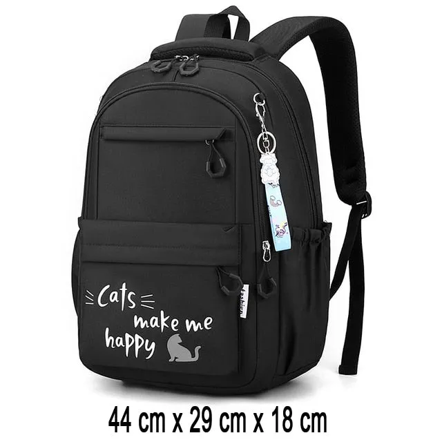 Backpack School Bag Girl Back Pack For Children Kid Child Teenager Female Class Schoolbag Primary Women Bagpack Teen Bookbag Kit