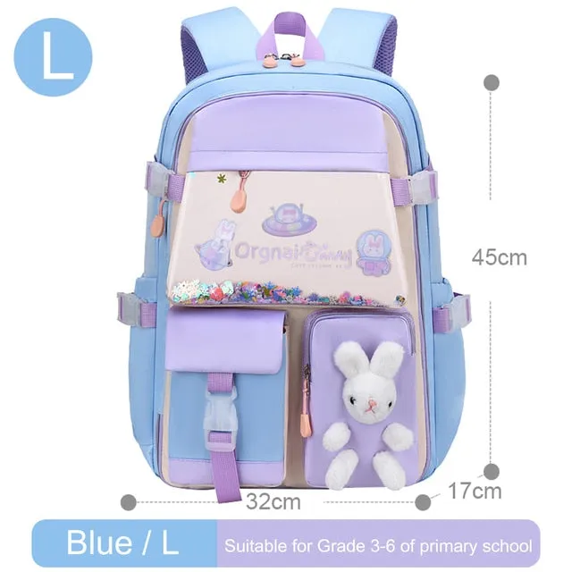 Backpack School Bag Girl Back Pack For Children Kid Child Teenager Female Class Schoolbag Primary Women Bagpack Teen Bookbag Kit