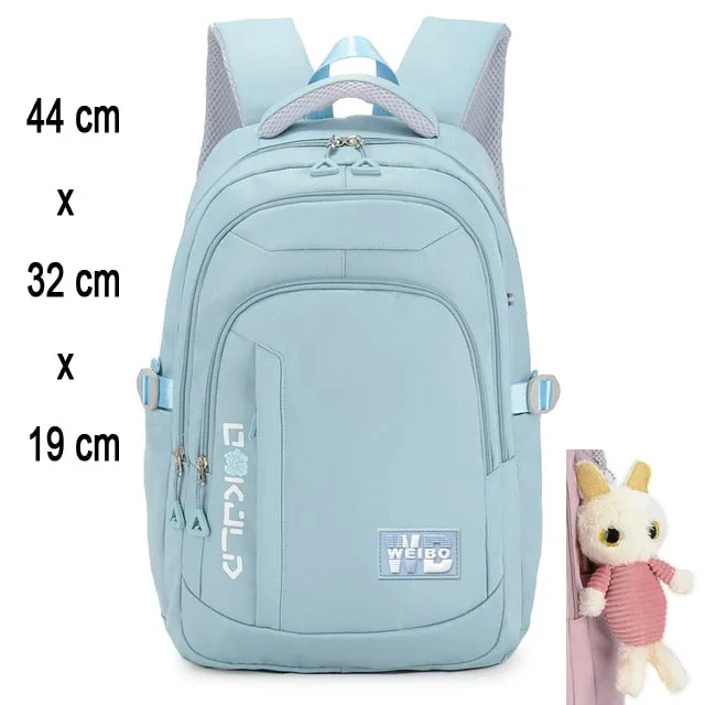 Backpack School Bag Girl Back Pack For Children Kid Child Teenager Female Class Schoolbag Primary Women Bagpack Teen Bookbag Kit