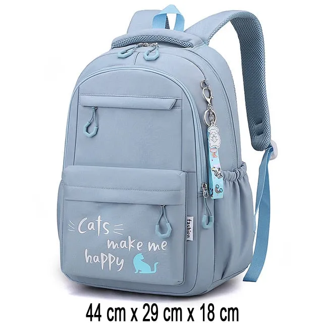 Backpack School Bag Girl Back Pack For Children Kid Child Teenager Female Class Schoolbag Primary Women Bagpack Teen Bookbag Kit