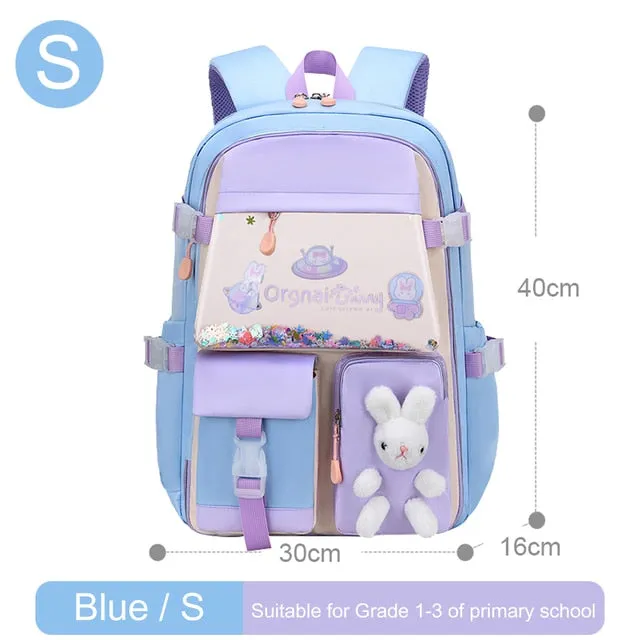 Backpack School Bag Girl Back Pack For Children Kid Child Teenager Female Class Schoolbag Primary Women Bagpack Teen Bookbag Kit