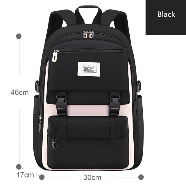 Backpack School Bag Girl Back Pack For Children Kid Child Teenager Female Class Schoolbag Primary Women Bagpack Teen Bookbag Kit