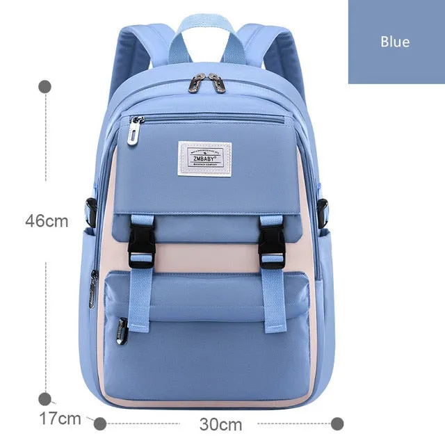 Backpack School Bag Girl Back Pack For Children Kid Child Teenager Female Class Schoolbag Primary Women Bagpack Teen Bookbag Kit