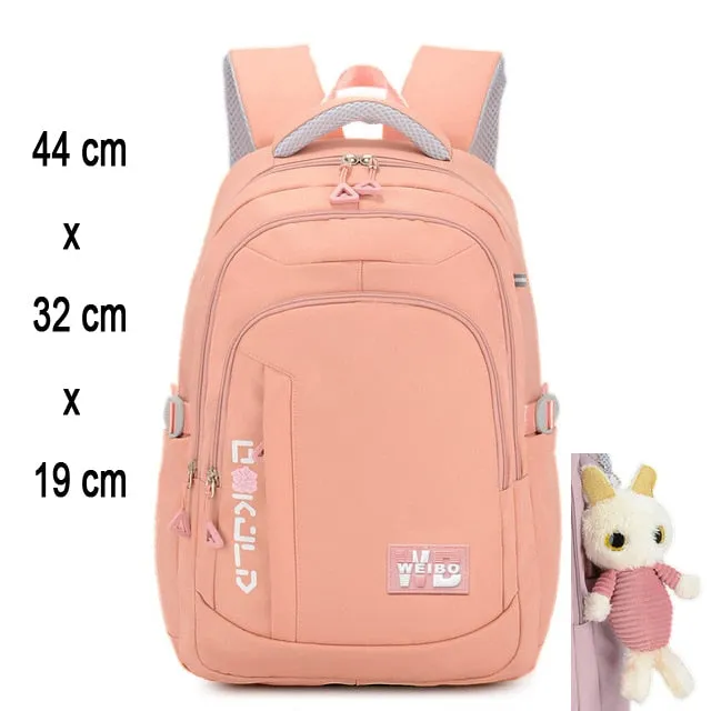 Backpack School Bag Girl Back Pack For Children Kid Child Teenager Female Class Schoolbag Primary Women Bagpack Teen Bookbag Kit