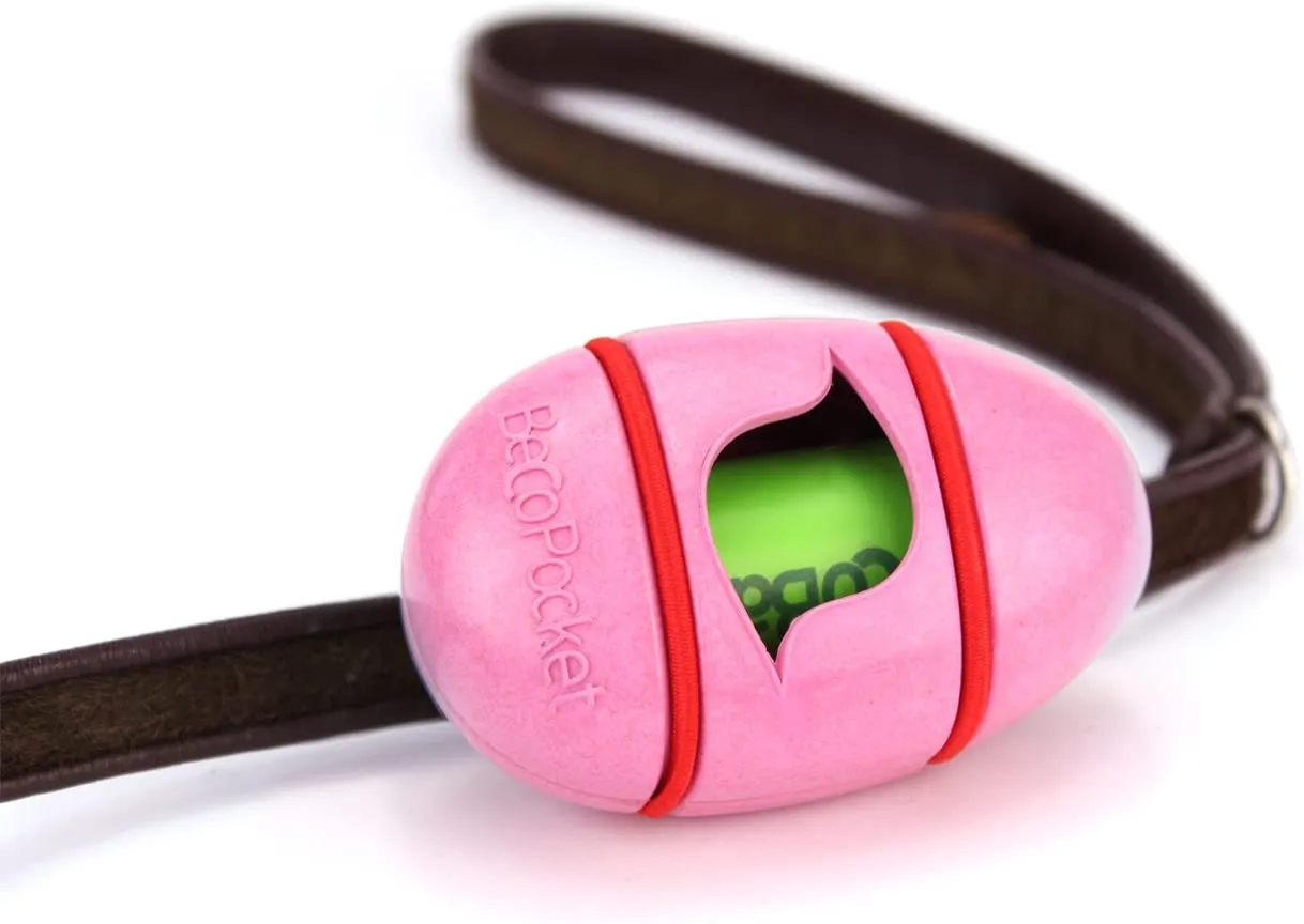 Bamboo Poop Bag Dispenser (Pink)