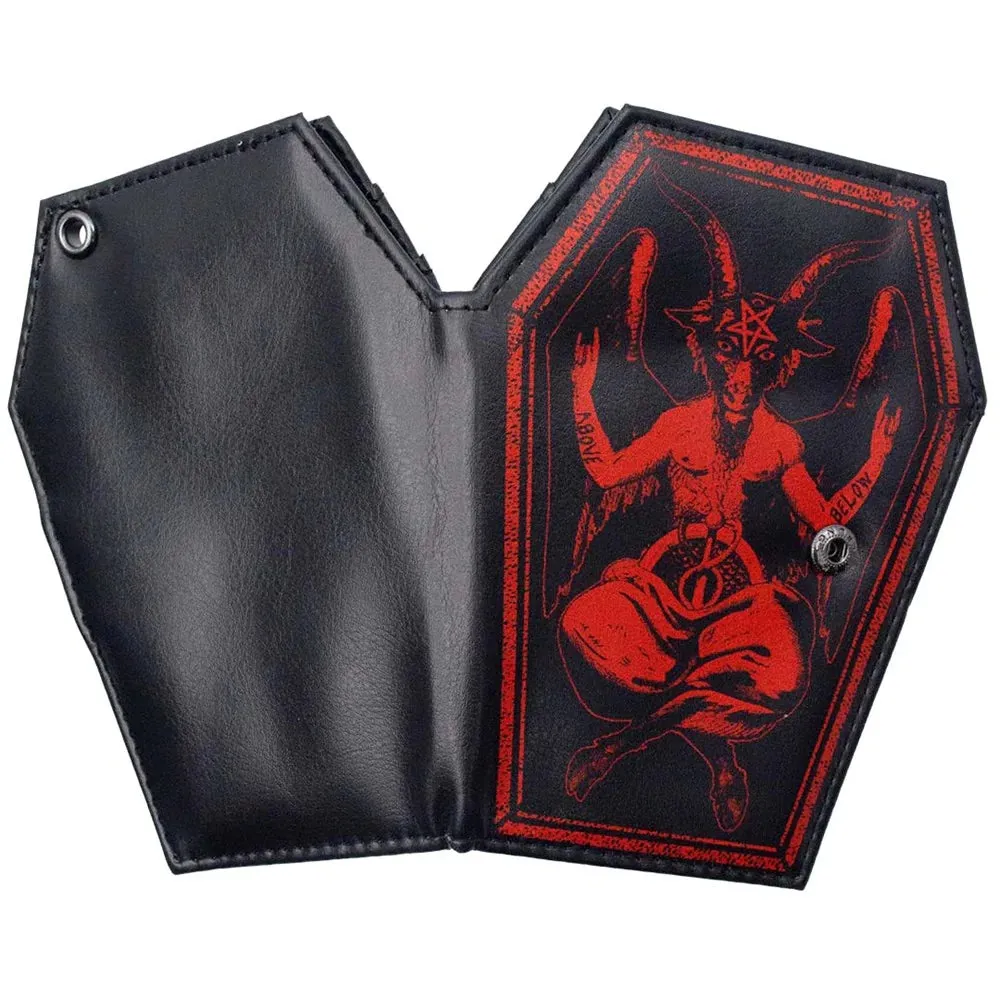 Baphomet Coffin Wallet