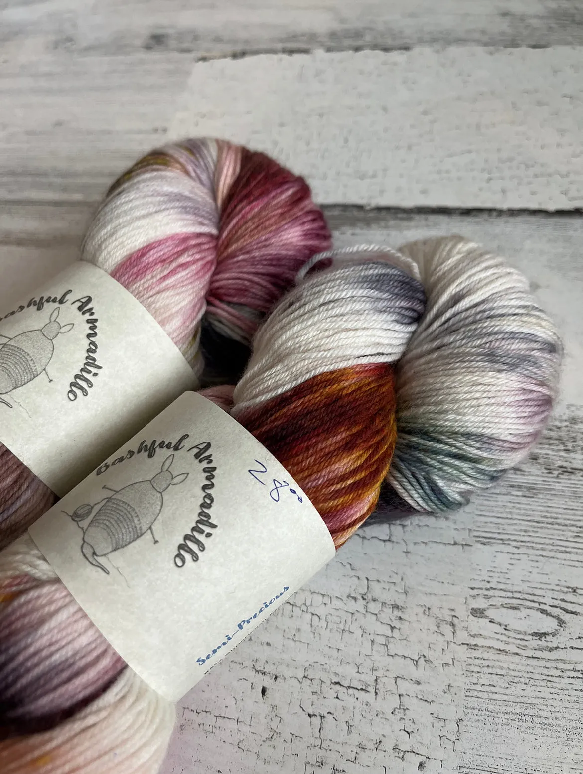 Bashful Armadillo Yarn - Semi Precious