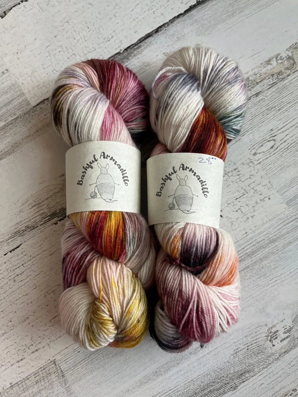 Bashful Armadillo Yarn - Semi Precious